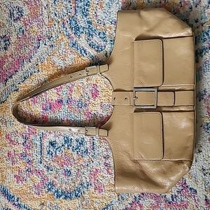 Reaction Kenneth Cole large leather tote shoulder bag